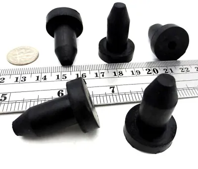 Buy Hole Plug Rubber Bumper Push Fit Stem For 1/2  ID To 7/16  ID Hole, Has 7/8  Pad • 9.12$