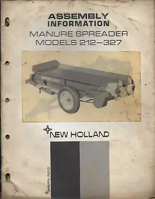 Buy NEW HOLLAND MANURE SPREADER Model 212-327 No. A212-327 Assembly Information • 19.95$