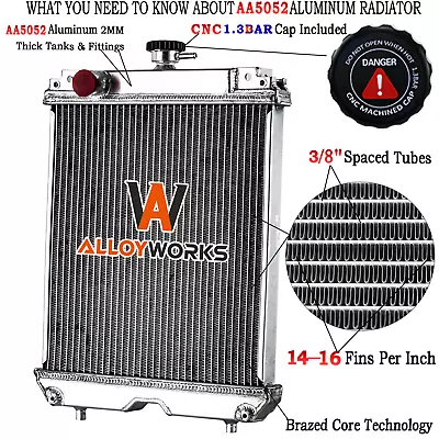 Buy Radiator For Kubota U35-3 U35-3S U35-3S2 KX91-3 KX91-3S KX91-3S2 D1703 Engine • 299$