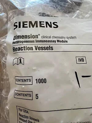 Buy Siemens Dimension Reaction Vessels RXV1 • 60$