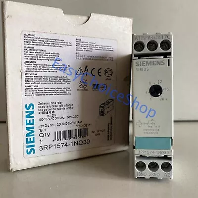Buy 1PCS New 1 Year Warranty Time Relay SIEMENS 3RP1574-1NQ30 Fast Shipping • 96$