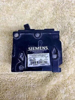 Buy Siemens 50 Amp Double Pole Circuit Breaker • 12$