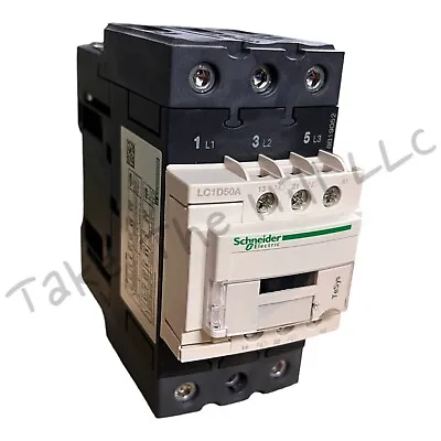 Buy Schneider Electric LC1D50AF7 110V 50A 3P TeSys LC1D Contactor • 124.99$