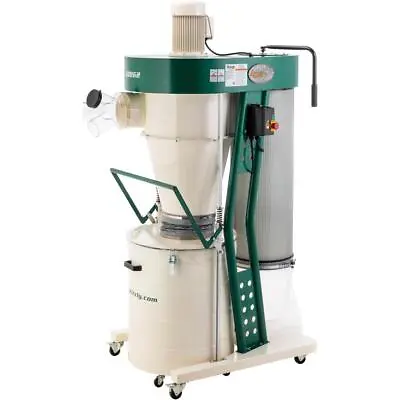 Buy Grizzly G0862 3 HP Portable Cyclone Dust Collector • 2,720$