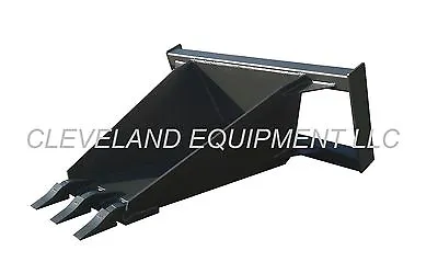 Buy NEW HD STUMP BUCKET ATTACHMENT Skid Steer Loader Utility Tree Spade Scoop Trench • 845$