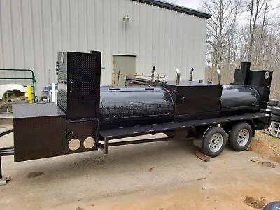 Buy Generator T Rex BBQ Smoker Cooker 36 Grill Trailer Mobile Food Truck Business  • 16,999$