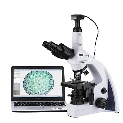 Buy AmScope 40X-2500X Professional Infinity Trinocular Compound LED Microscope + 5MP • 1,160.99$