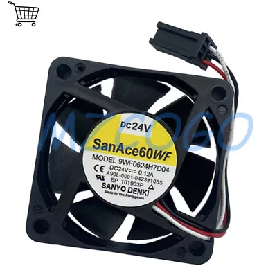 Buy Cooling Fan For SANYO SanAce 60WF 9WF0624H7D04 24V 0.12A Funuc A90L-0001-0423 • 14.68$