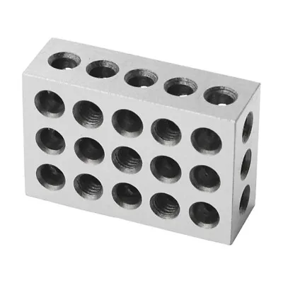 Buy  23 Hole Metal Vise Contours Block 123 Machinist Blocks Parallel Horn • 34.99$