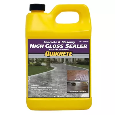 Buy 1 Gal. High Gloss Waterproofs Concrete Masonry High Gloss Sealer Sealant • 40.16$