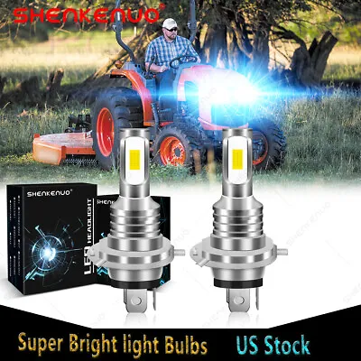 Buy 2 8000K LED Light Bulbs For Kubota L3560 L4060 L4760 L5060 L6060 M100 Headlight • 21.05$