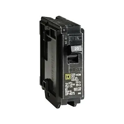 Buy Square D By Schneider Electric Homeline 20-Amp Single-Pole Circuit Breaker • 12.99$