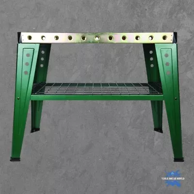 Buy 1000LB 36x16 Steel Welding Table Clamp Peg Holes Zinc Plated Weld Area Storage • 209.95$