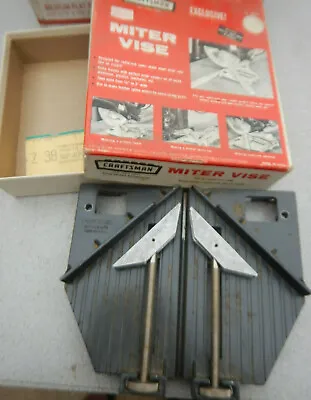 Buy Vintage Craftsman Radial Arm Saw Miter Mitre Vise In Box Lot B • 49.99$