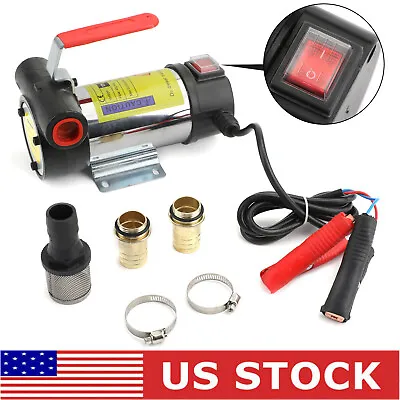 Buy DC 12V 10GPM 175W Electric Diesel Oil & Fuel Transfer Extractor Gas Pump Motor • 35.89$