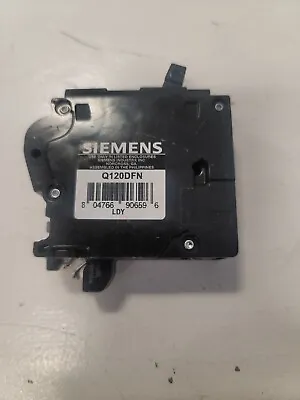 Buy 1- Breaker Siemens Q120DFN 20 Amp Dual AFCI/GFCI Plug On Neutral • 38.99$