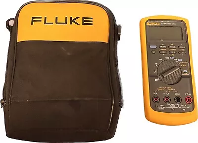 Buy Fluke 787 Processmeter W/ Fluke Leads Case Digital Multimeter Great Price !! • 465$