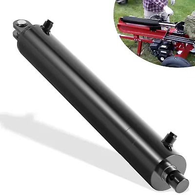 Buy Hydraulic Cylinder  4 X24  For Log Splitter 3500 PSI 22-25T Welded Double Acting • 284.99$