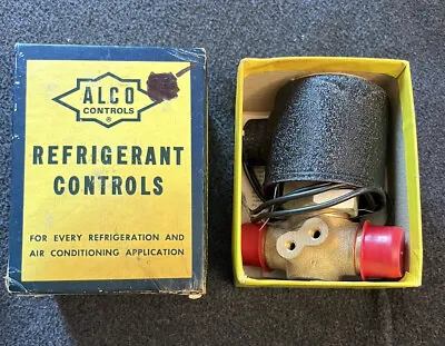 Buy New Old Stock - ALCO Refrigeration Controls Brass Solenoid Valve S36-1 In Box • 29.99$
