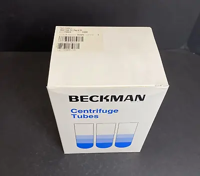 Buy Beckman Coulter Centrifuge Tube 50 Ml PP 29 X 104 Mm Total Of 50 Tubes • 185$
