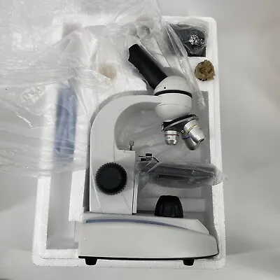 Buy AmScope 40X-1000X Student Compound Microscope Metal Frame Glass Optics • 59.99$