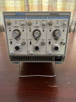 Buy TEKTRONIX TM5003 Power Module With 3 AM503 Current Probe Amplifiers Powers On • 234.56$