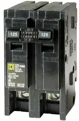 Buy HOM2125CP Homeline 125-Amp Double-Pole Circuit Breaker - Quantity 1 • 115$