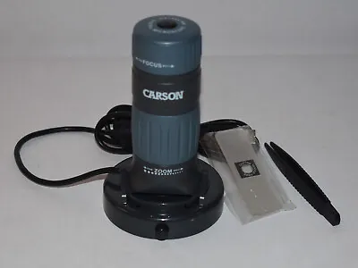 Buy Carson Digital Microscope  Camera MM-940 V 3.0 With Slide And Tweezers Untested • 34.95$