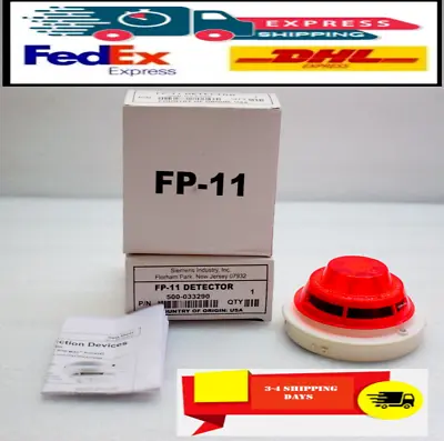 Buy 🔥siemens Fp-11 Intelligent Fire Printtm Detector Fp11🔥 • 88.99$