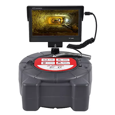 Buy 512HZ Sewer Camera With Locator Pipe Inspection Camera With 100FT Cable 9  LCD • 1,301.99$