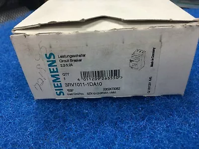 Buy New In Box SIEMENS 3RV1011-1DA10 Circuit Breaker • 50$