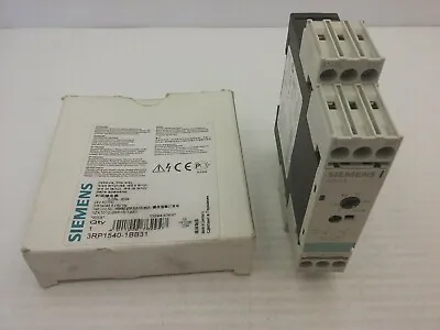 Buy Siemens 3rp1540-1bb31 Time Relay Solid State 9 Time Setting Ranges Nib • 160.96$