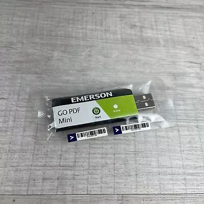 Buy Emerson GO PDF Mini TM90D-EMR00 Black USB 2.0 Waterproof Temperature Data Logger • 27.89$