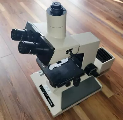 Buy Olympus  BH-2 Trinocular Microscope DPlan 10x, 40x Oil, 50x Objectives • 675$