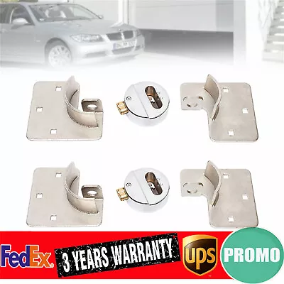 Buy 2 Pack Steel Garage Lock Heavy Duty Van Shed Door Security Padlock Hasp Lock Kit • 31.35$