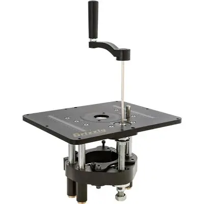 Buy Grizzly T31638 Router Lift With 11-3/4  X 9-1/4  X 3/8  Mounting Plate • 507.95$