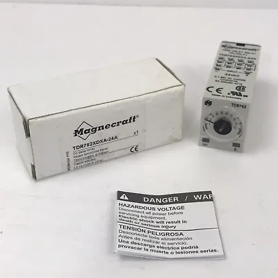 Buy Magnecraft Schneider Electric TDR782XDXA-24A On Delay Timer Relay~NEW~ • 36.54$