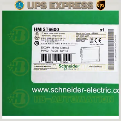 Buy HMIST6600 Schneider Electric Harmony ST6 12-in Operator Terminal Spot Goods #CG • 2,299.90$