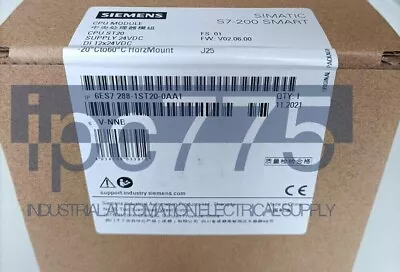 Buy New Siemens 6ES7288-1ST20-0AA1 SIMATIC S7-200 SMART CPU ST20 6ES7 288-1ST20-0AA1 • 129$