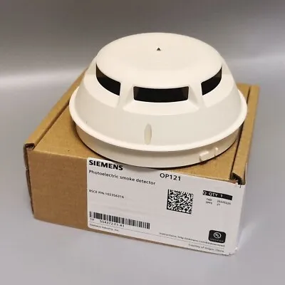 Buy New In Box Siemens Op121 Photoelectric Smoke Detector Fire Alarm • 54$