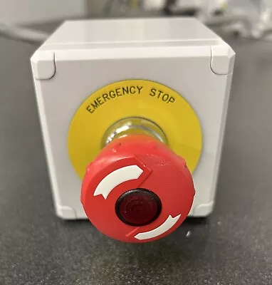 Buy Allen Bradley 800F Illuminated E-Stop Button Emergency Stop W/ 800F-N3R, & NO/NC • 35$