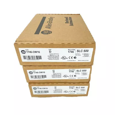 Buy New Allen Bradley 1746-OW16 SLC 500 Ser D PLC Output Module 1746OW16 US • 125.80$