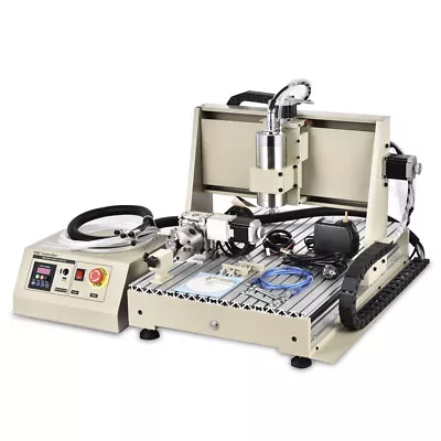 Buy 1500W USB CNC 4 Axis 6040 Router Engraver 3D Wood Metal Mill Drilling Machine • 1,091.55$
