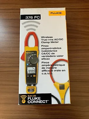 Buy Fluke 376 FC True-RMS AC/DC Clamp Meter - New In Box By Fedex Or DHL • 383.99$