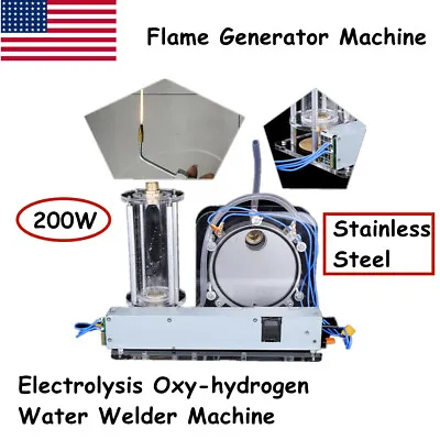 Buy Lab Dry Hydrogen Oxygen Generator Electrolysis Water Welder Machine W/Spray Gun • 83.60$