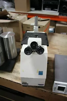 Buy Carl Ziess Axiovert 10 Inverted Microscope  W/ 2 Objectives • 350$