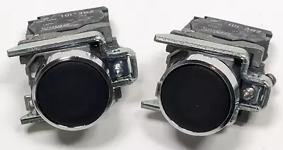 Buy Lot Of 2 Schneider Black Momentary Push Button Assembly ZBE-101 Contact Block • 24.99$