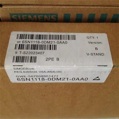 Buy New Siemens 6SN1118-0DM21-0AA0 6SN11180DM210AA0 SIMODRIVE 611-D CLOSED-LOOP • 2,400.88$