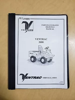 Buy Ventrac 3000 Tractor Parts List Illustrated Drawings Manual • 33.55$