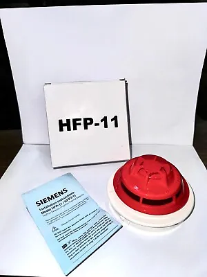 Buy Fire Alarm Siemens Hfp-11 Smoke Heat Detector • 47$